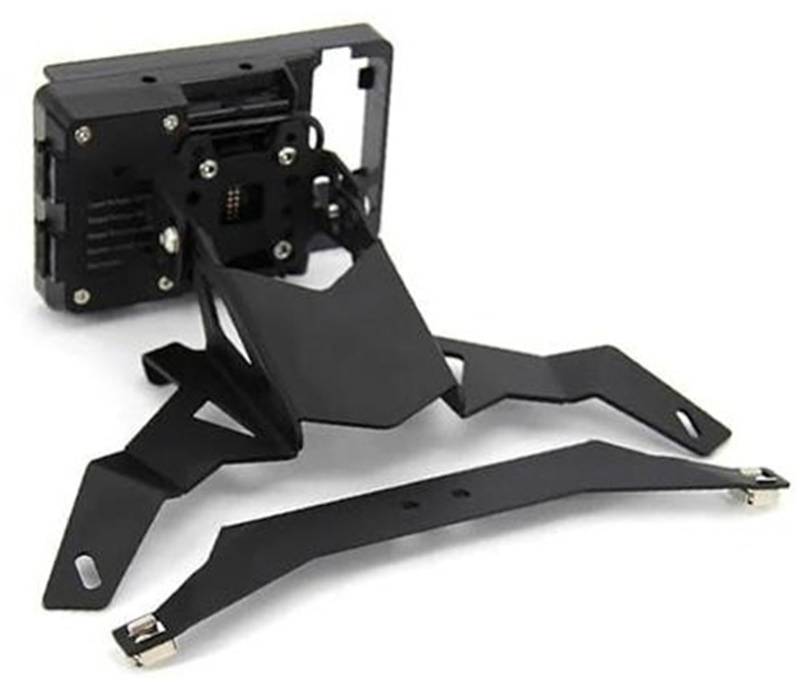 Pexorin Abnehmbarer Telefonhalter for R 1200 RT R1200RT (2010-2013) GPS-Navigator USB-Ladetelefonhalter 2014-2019 Navigationshalterung Motorrad (-2009) Motorrad-Telefonhalterung(Black 2010-2013 Kit) von Pexorin