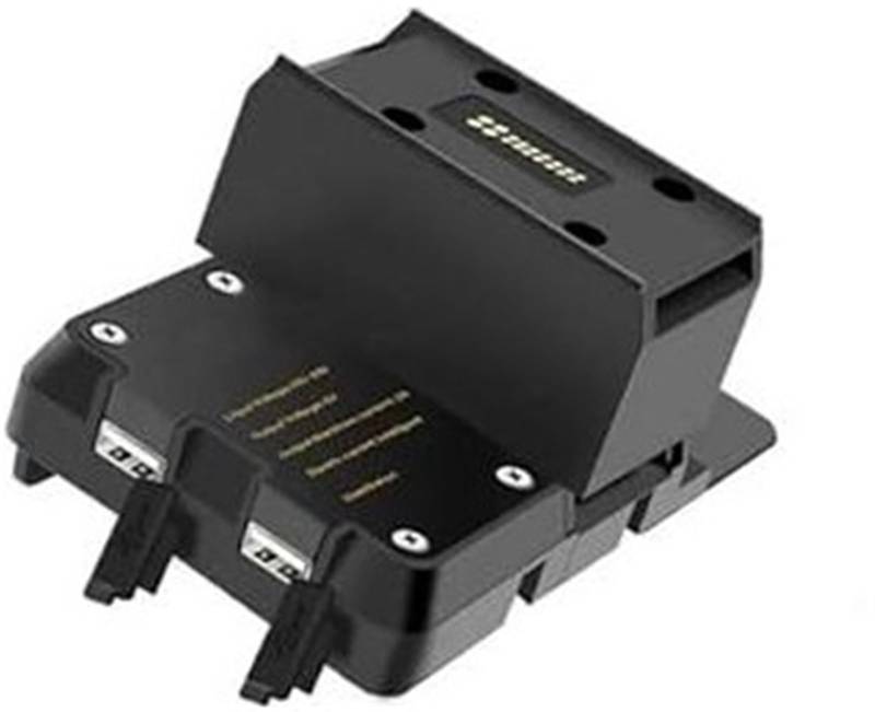 Pexorin Abnehmbarer Telefonhalter for R1200RT R1250RT R 1200 1250 RT 2014 2020 GPS-Navigationshalterung Drahtlose Ladeunterstützung Motorrad USB-Mobiltelefon Motorrad-Telefonhalterung(BLACK USB Chargi von Pexorin