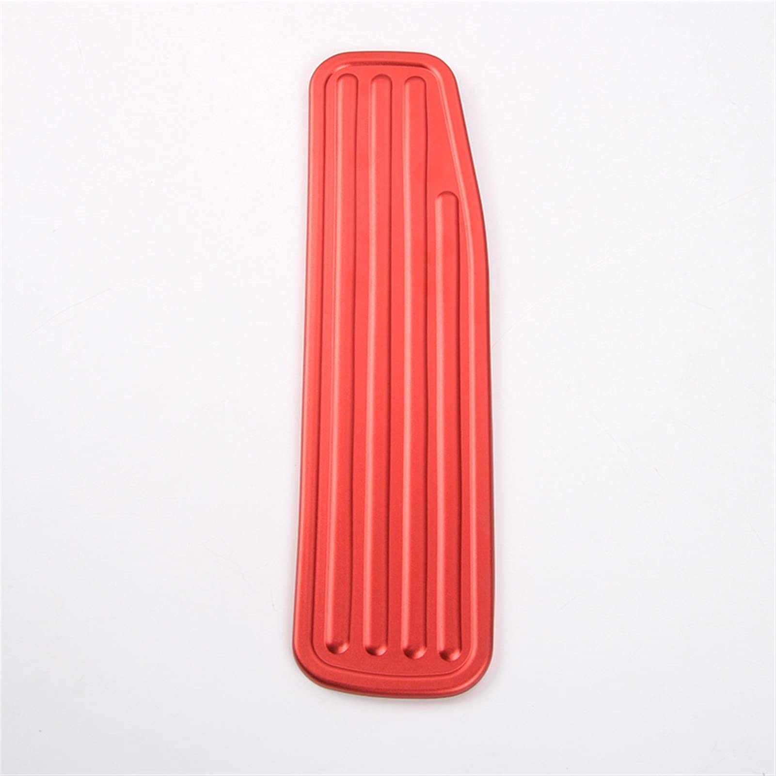 Pexorin Aluminium Auto Innen Linke Fußstütze Platte Pedal Dekoration Abdeckung Aufkleber, for Chevrolet, for Camaro, 2017 Up Car Styling(Red) von Pexorin