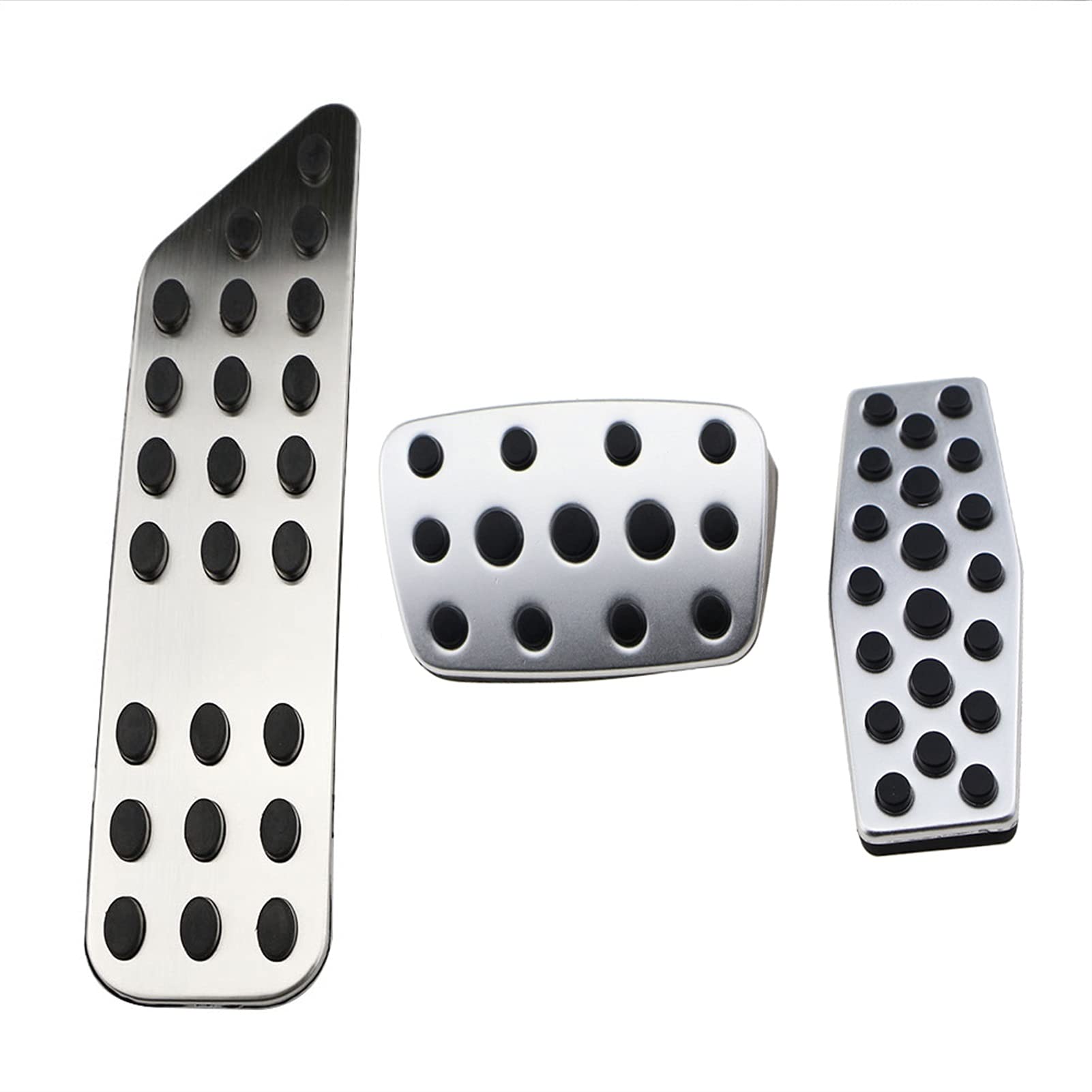 Pexorin Aluminium Auto Pedal Pads Pedale Abdeckung, for Chevrolet, for Cruze Trax Malibu, for Opel, Mokka 2013-2015 Astra J Insignia(3Pcs at with Rest) von Pexorin