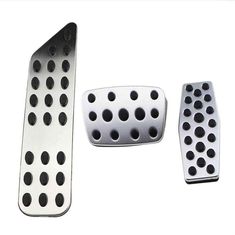 Pexorin Aluminium Auto Pedal Pads Pedale Abdeckung, for Chevrolet, for Cruze Trax Malibu, for Opel, Mokka 2013-2015 Astra J Insignia(3Pcs at with Rest) von Pexorin