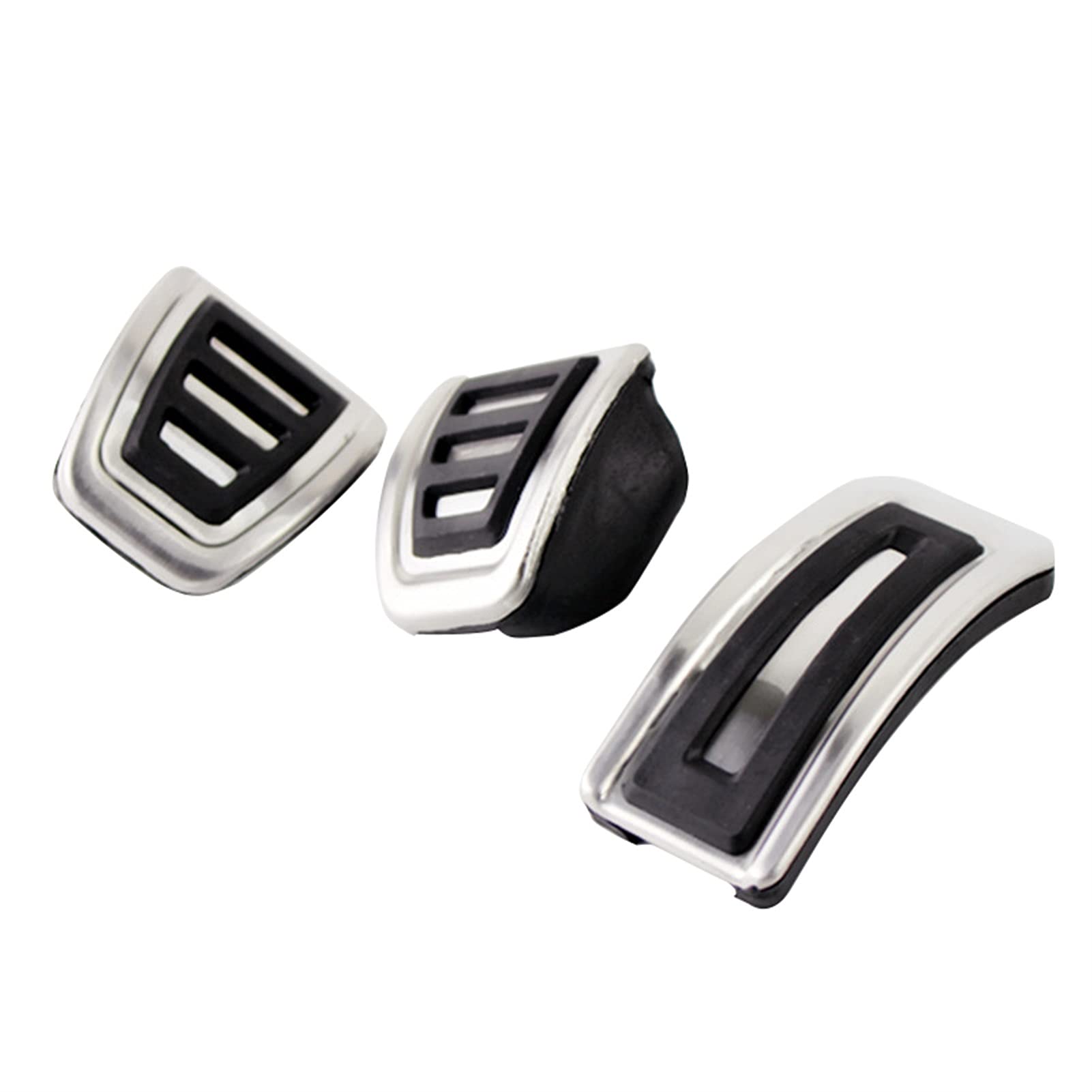 Pexorin Auto Auto Pedale Fuß Kraftstoff Bremse Kupplung Fußstütze Abdeckung Pad, for, A3 8V, for Seat, Leon 5F MK3, for Octavia, A7 MK3 5E 2015-2020(MT 3pcs) von Pexorin