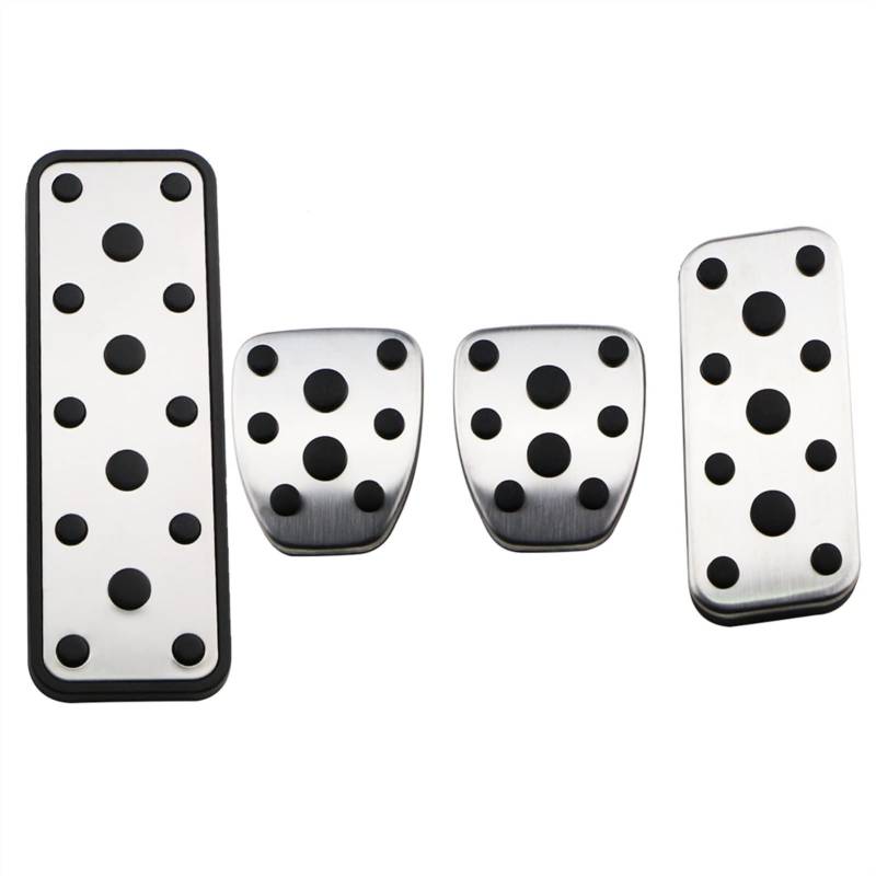Pexorin Auto-Bremspedal-Pad-Abdeckung, Restfoot-Pedale, for Subaru, for Outback 2004–2006, Edelstahl-Autoschutzabdeckungen(MT with Rest) von Pexorin