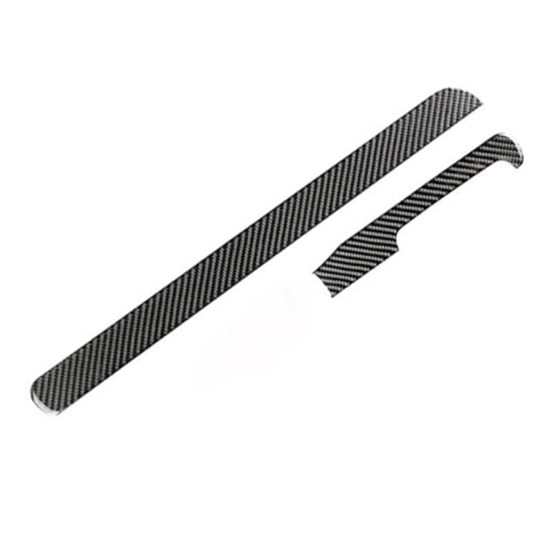 Pexorin Auto-Carbonfaser-Innenraum-Mittelkonsolen-Armaturenbrett-Streifenabdeckung, for Golf, 6 MK6 2010 2011 2012 2013 Armaturenbrett-Dekorstreifen(Black RHD) von Pexorin