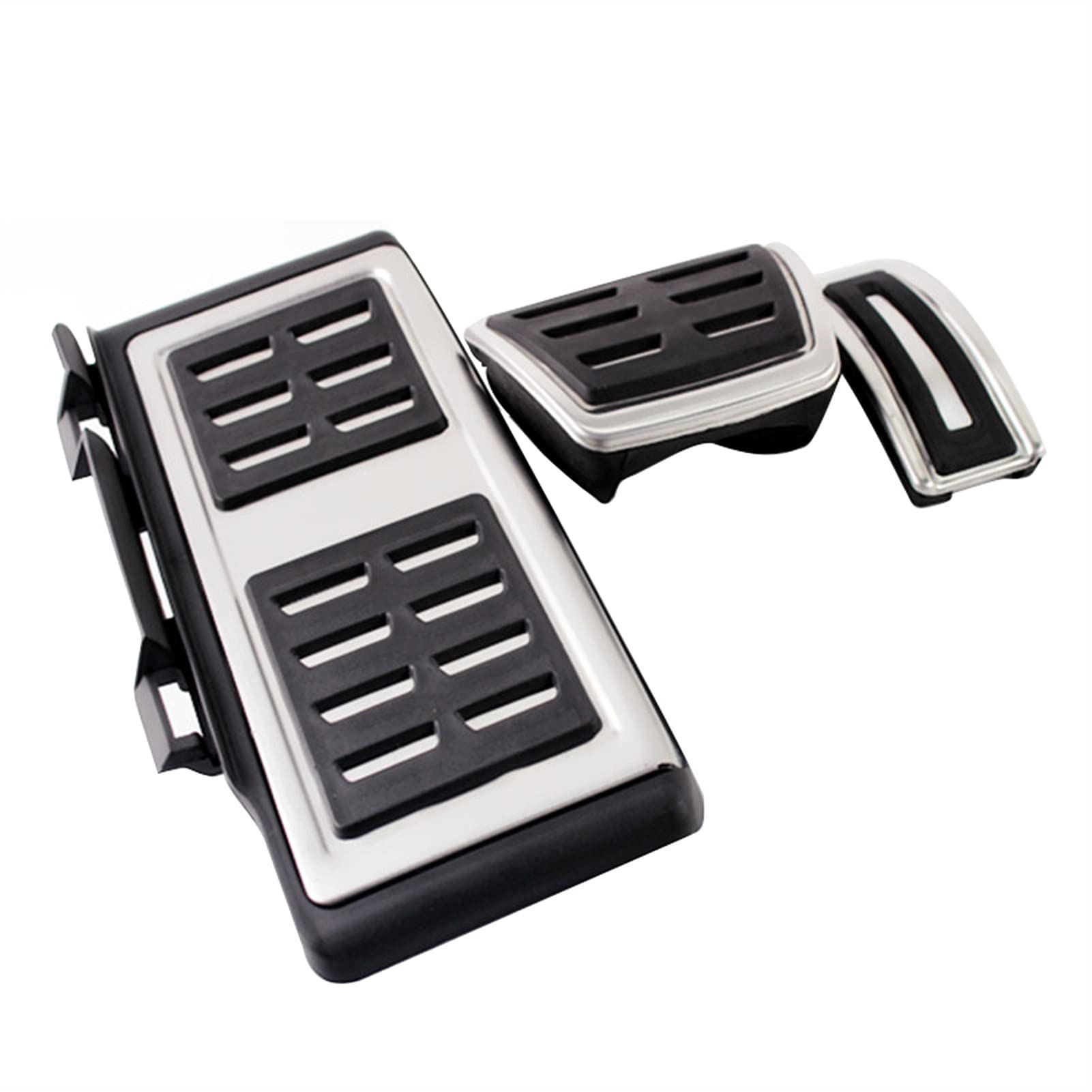 Pexorin Auto Fuß Kraftstoff Pedal Bremse Kupplung Pedale Abdeckung Zubehör, for VW, for Golf 7 GTI MK7, for Seat, for Leon 5F MK3, for A3 8V(Footrest at 3pcs) von Pexorin