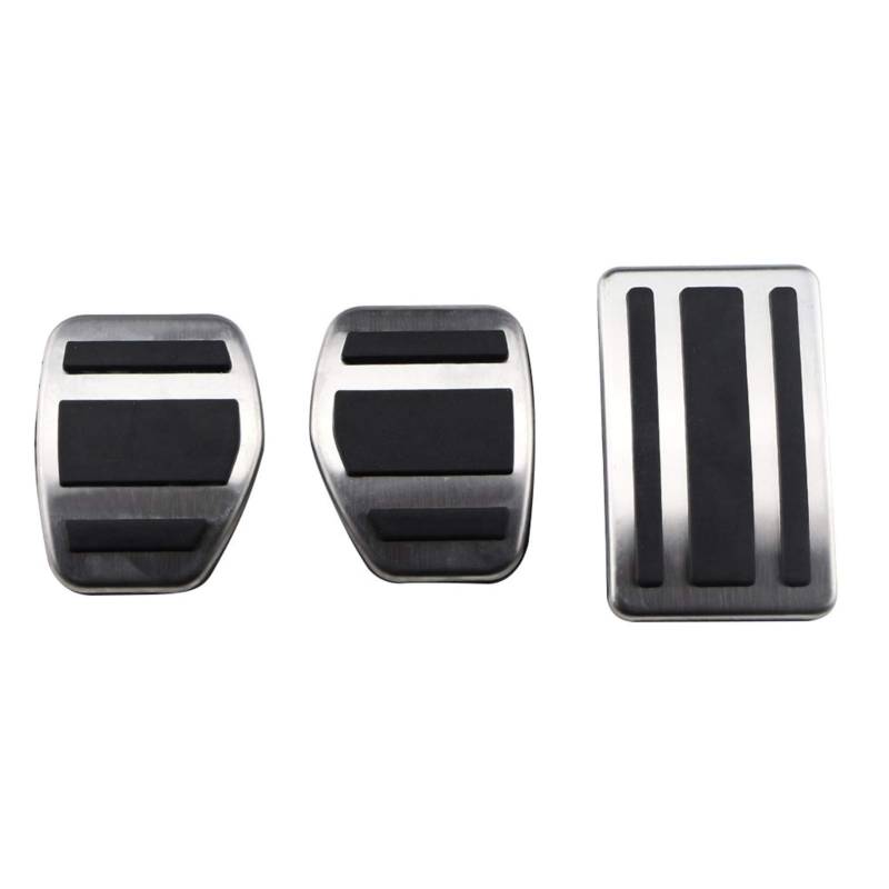 Pexorin Auto-Gaspedal Bremskupplungspedal, for Peugeot 508, for Citroen C5 2012-2014 C6 Fußstützenpedale Plattenabdeckung Autozubehör(MT 3 Pcs) von Pexorin