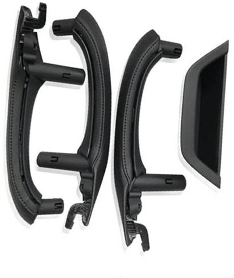 Pexorin Auto-Innentürgriff, for, X3 X4 F25 F26 2010–2016, RHD, Auto-Innentürgriffabdeckung, Zubehör for Fahrerarmlehnenverkleidung Auto-Innentürgriff(Black RHD 7pcs Set Black) von Pexorin