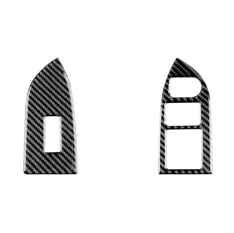 Pexorin Auto-Innenverkleidungsstreifen, for Toyota, for GT86 2012-2020 Aufkleber Innenverkleidung Autofensterschalter Knopfrahmenabdeckung Autoinnenraum Armaturenbrett-Dekorstreifen(RHD Black B) von Pexorin