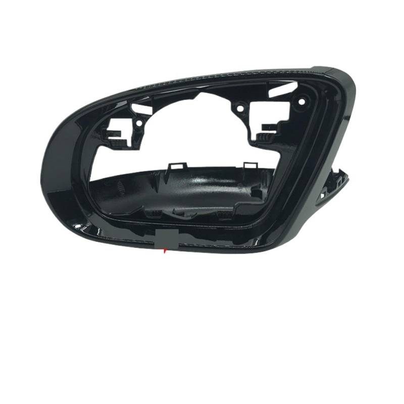 Pexorin Auto LHD Außenspiegel Rahmen Ziergehäuse Schwarz E Klasse W213 W238 2016 2017 2018 2019 Auto-Außenspiegelrahmen(One Hole Left) von Pexorin