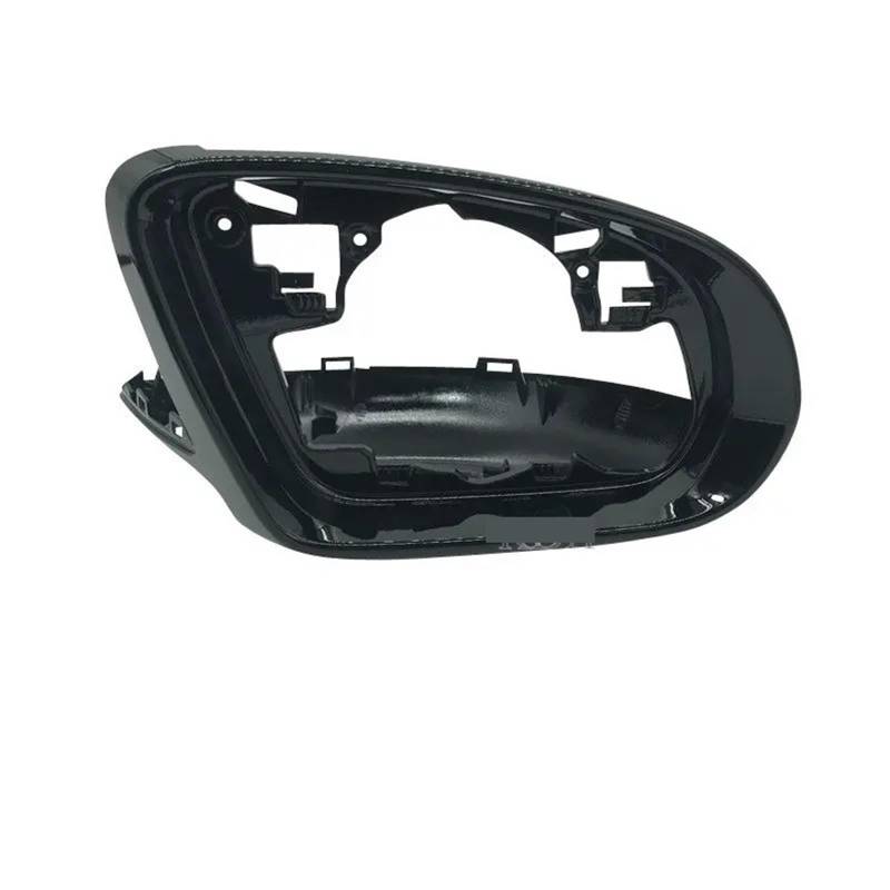 Pexorin Auto LHD Außenspiegel Rahmen Ziergehäuse Schwarz E Klasse W213 W238 2016 2017 2018 2019 Auto-Außenspiegelrahmen(One Hole Right) von Pexorin