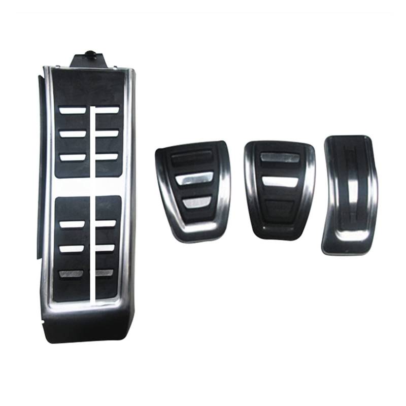 Pexorin Auto Sport Fußpedal Kraftstoff Bremse Fußstütze Pedal Abdeckung Auto Zubehör, for, A4 B8 Avant A6 C7 A7 A8 A5 S5 RS5 8T Q3 Q5 SQ5 8R(MT and Rest) von Pexorin