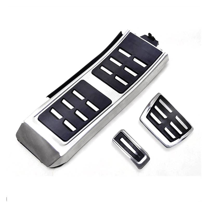 Pexorin Auto Sport Fußpedal Kraftstoff Bremse Fußstütze Pedal Abdeckung Auto Zubehör, for, A4 B8 Avant A6 C7 A7 A8 A5 S5 RS5 8T Q3 Q5 SQ5 8R(at and Rest) von Pexorin