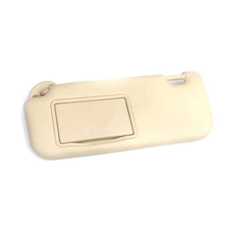 Pexorin Auto Visier Sonnenschutz Innen Auto Front Visier Panel Make-Up Spiegel Fahrer Beifahrerseite Rechts Links(Beige BG-Z) von Pexorin