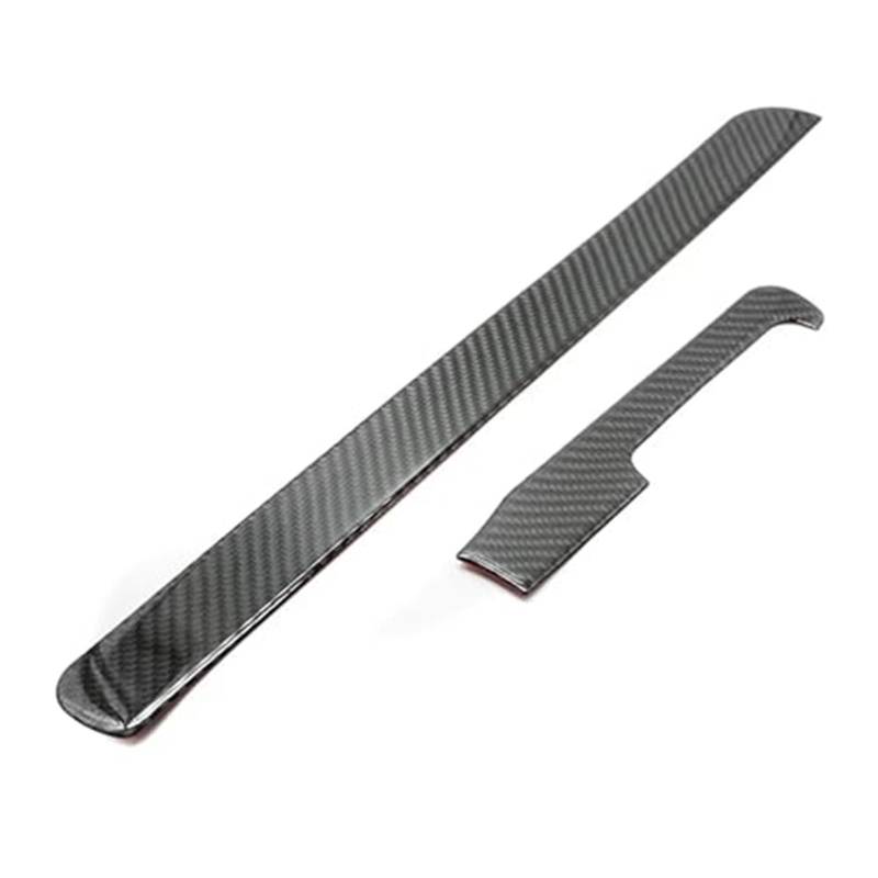 Pexorin Autofensterheber-Panel, Auto-Carbonfaser-Innenraum-Mittelkonsolen-Armaturenbrett-Panel-Streifenabdeckung, for Golf 6, for MK6 2010-2013 Auto-Mittelkonsolen-Panel Armaturenbrett-Dekorstreifen(B von Pexorin