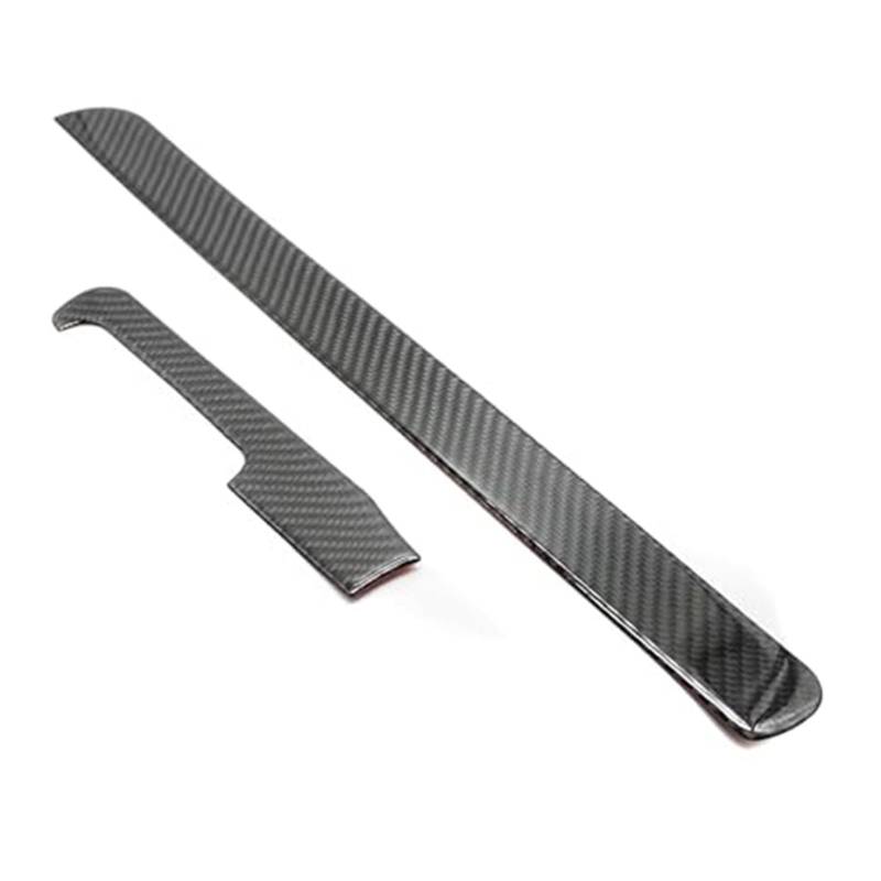 Pexorin Autofensterheber-Panel, Auto-Carbonfaser-Innenraum-Mittelkonsolen-Armaturenbrett-Panel-Streifenabdeckung, for Golf 6, for MK6 2010-2013 Auto-Mittelkonsolen-Panel Armaturenbrett-Dekorstreifen(B von Pexorin
