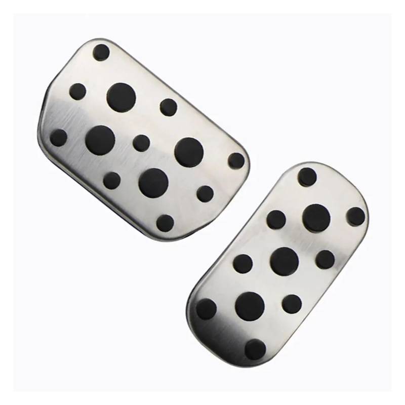 Pexorin Edelstahl Auto Gaspedal Kraftstoff Gas Bremse Fußstütze Pedal Pad Abdeckung, for Toyota, C-HR CHR 2016-2023 at Zubehör(2Pcs at) von Pexorin