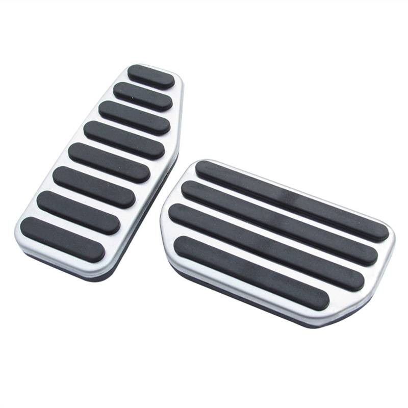 Pexorin Edelstahl-Autofußpedal-Beschleuniger-Bremsabdeckungspolster, for Suzuki, Swift 2009 2010 2011 2012 2013 2014 2015 2016 Zubehör(at 2pcs) von Pexorin