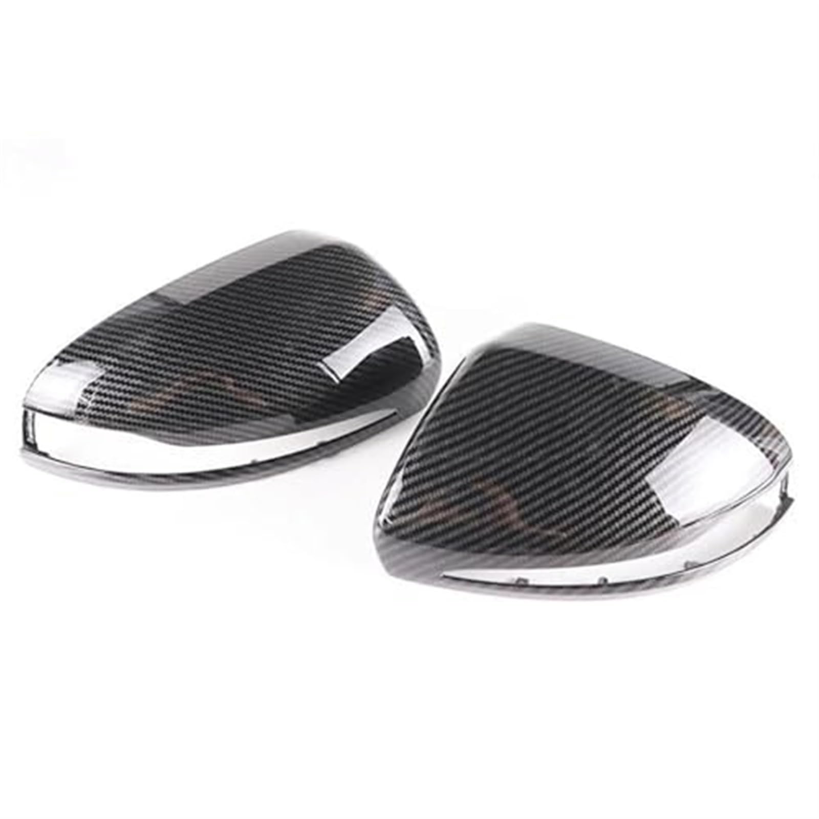 Pexorin Ersatz-Seitenspiegel-Abdeckkappen in Carbonschwarz, LHD, for, for, C GLC SE-Klasse W205 X253 W222 W213 W238, Ersatzteile for Außenspiegel Auto-Außenspiegelabdeckung(Black Carbon Pattern-1) von Pexorin