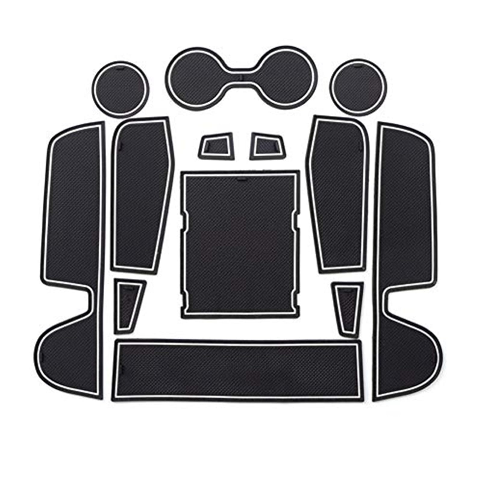 Pexorin For Mazda3 2019-2023 Auto Antirutschmatten, Autotürschlitzmatten Armlehne Getränkehaltermatte Mittelkonsole Gummimatten, Mazda3 Zubehör, 16 Stück/Set Anti-Rutsch-Matten-Set für das Armaturenbr Pexorin For Mazda3 2019-2023 Auto Antirutschmatten, Autotürschlitzmatten Armlehne Getränkehaltermatte Mittelkonsole Gummimatten, Mazda3 Zubehör, 16 Stück/Set Anti-Rutsch-Matten-Set für das Armaturenbr von Pexorin