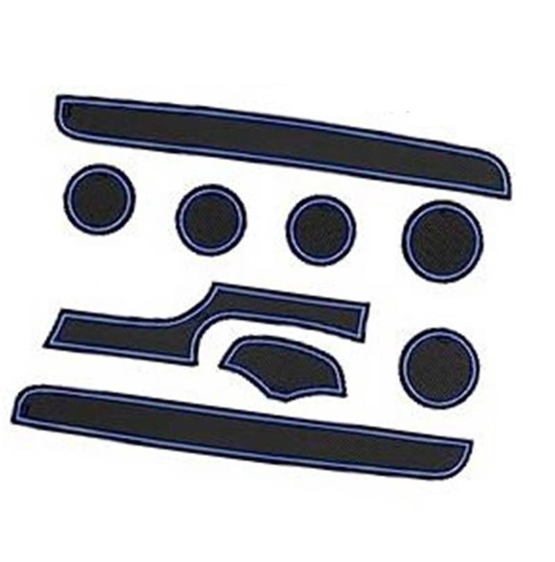 Pexorin For Mini, Cooper F56 3-Türer 2015-2023 Auto Gummimatten, Automatten Türschlitzmatte Auto Armlehne Getränkehaltermatte Mittelkonsole Antirutschmatten Gummimatten Cooper Zubehör Anti-Rutsch-Matt von Pexorin