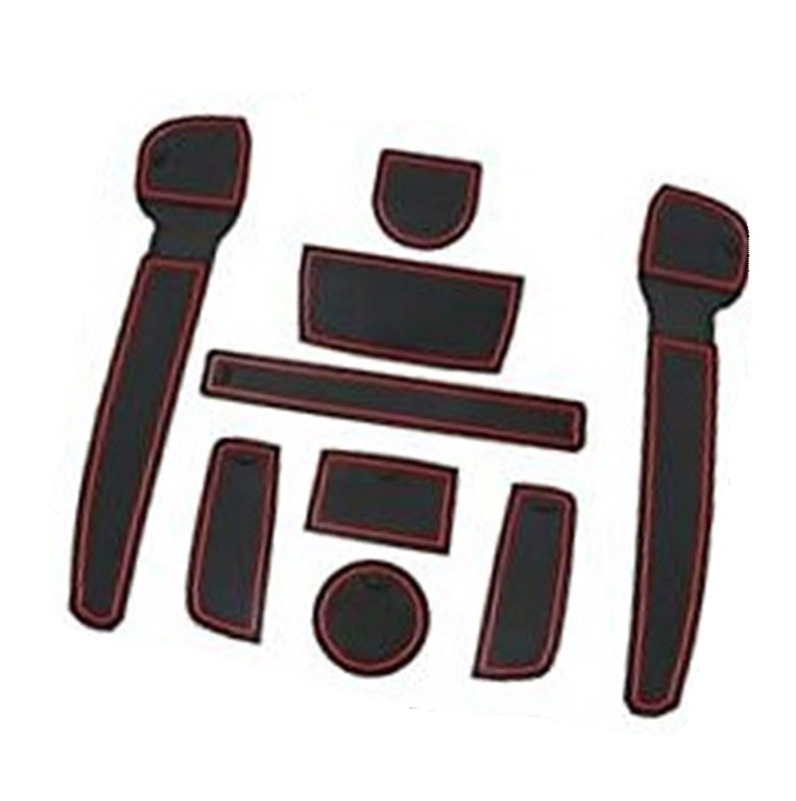 Pexorin For VW, UP GTI, for Seat, MII, for Skoda, Citigo 2013-2024 Auto Gummimatten, for VW, UP Automatten Türschlitzmatte Auto Armlehne Getränkehaltermatte Mittelkonsole Antirutschmatten Gummimatten, Pexorin For VW, UP GTI, for Seat, MII, for Skoda, Citigo 2013-2024 Auto Gummimatten, for VW, UP Automatten Türschlitzmatte Auto Armlehne Getränkehaltermatte Mittelkonsole Antirutschmatten Gummimatten, von Pexorin