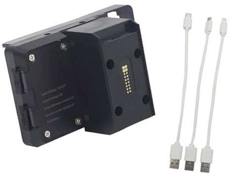 Pexorin GPS-Moto-Telefonhalterung, for R1200RT, for R1250RT 2014-2020 Motorradteile Navigationshalterung Telefonhalter Halterung for kabelloses Ladegerät Motorrad-Telefonhalterung(BLACK Only USB Charg von Pexorin