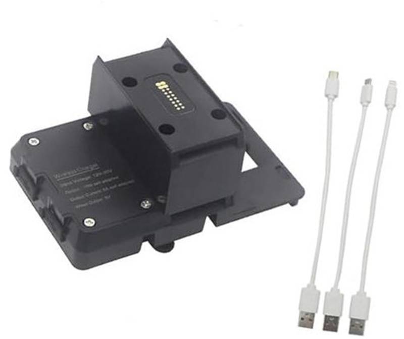 Pexorin GPS-Moto-Telefonhalterung, for R1200RT, for R1250RT 2014-2020 Motorradteile Navigationshalterung Telefonhalter Halterung for kabelloses Ladegerät Motorrad-Telefonhalterung(BLACK Wireless and U von Pexorin
