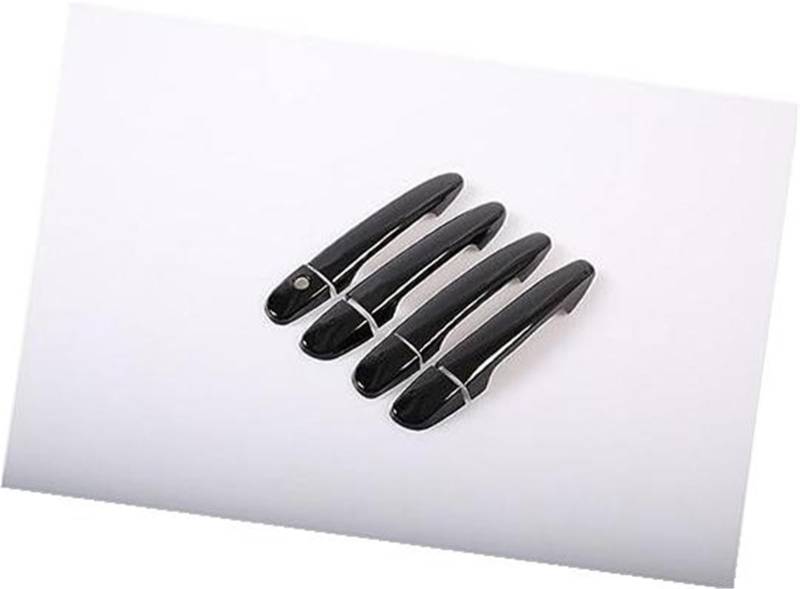 Pexorin Glänzende Chrom-Dekorleiste for Autotürgriffabdeckungen, for Mazda, Cx-5 Cx5 CX 5 2012–2022 Autotürgriffabdeckung(Black No Button) von Pexorin