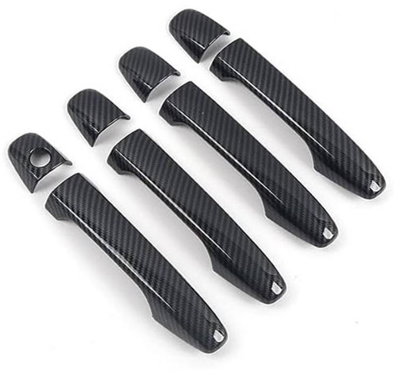 Pexorin Kohlefaser-Autotürgriff-Abdeckungs-Aufkleber-Overlay, for Subaru, for Forester, SH 2008 2009 2010 2011 2012 Autotürgriffabdeckung(Carbon Fiber) von Pexorin