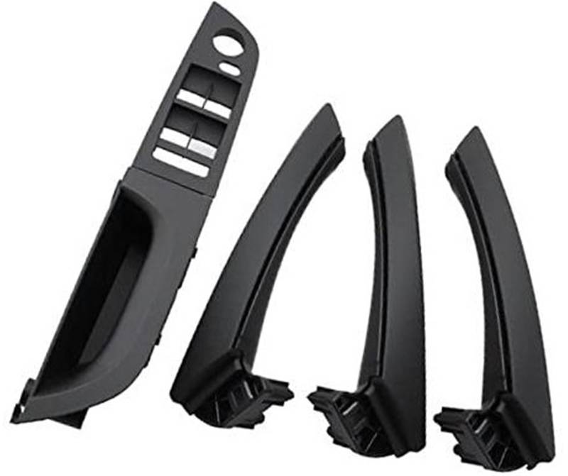 Pexorin LHD Linke Fahrertür-Armlehne, Innentür-Zuggriff, kompletter Satz Ersatz, for, 3er-Serie E90 E91 2004–2012 Auto-Innentürgriff(Black A1 Black) von Pexorin