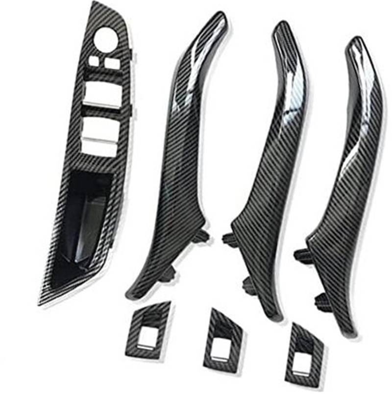 Pexorin LHD RHD, for, 5er F10 F11 520i 523i 525i 528i Auto-Innentür-Armlehnen-Zuggriff-Baugruppe ersetzen Auto-Innentürgriff(Black Lhd Set) von Pexorin