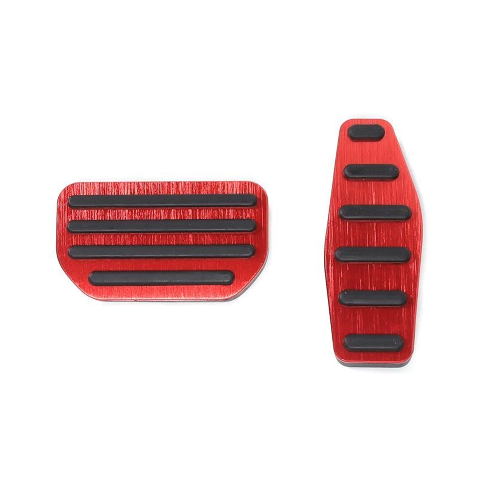 Pexorin Linke Fußstütze Pedale Auto Bremspedal Abdeckung Jimny, for Suzuki, Jimny 2010-2022 Zubehör(2pcs Automatic red) von Pexorin