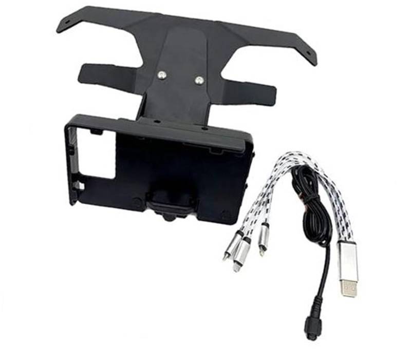 Pexorin Motorrad-Telefonhalterung, for, R1250RS R 1250 RS R1250rs Motorrad-GPS-Halterung Handy-Navigationshalterung USB-Telefonaufladung Motorrad-Telefonhalterung(Black 1 Set) von Pexorin