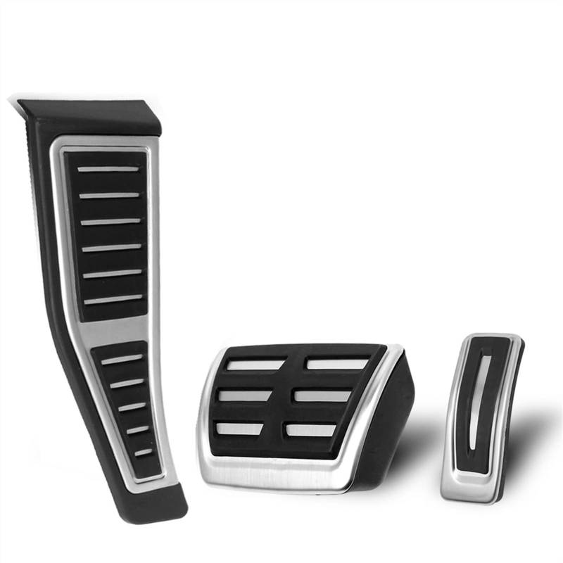 Pexorin RHD Auto Kraftstoff Bremspedale Fußstütze Pedalabdeckungen Pad, for, for Q7 SQ7 4M 2015 2016 2017 2018 2019 Rechtslenker-Zubehör(3pcs) von Pexorin