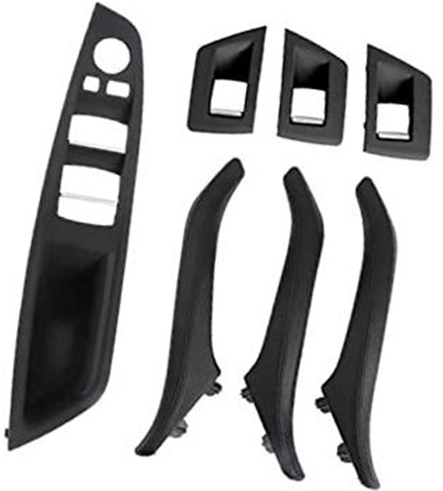 Pexorin RHD LHD Auto Links rechts Innentür-Ledergriff-Montagesätze, for, 5er F10 F11 2010–2017 Auto-Innentürgriff(Black) von Pexorin