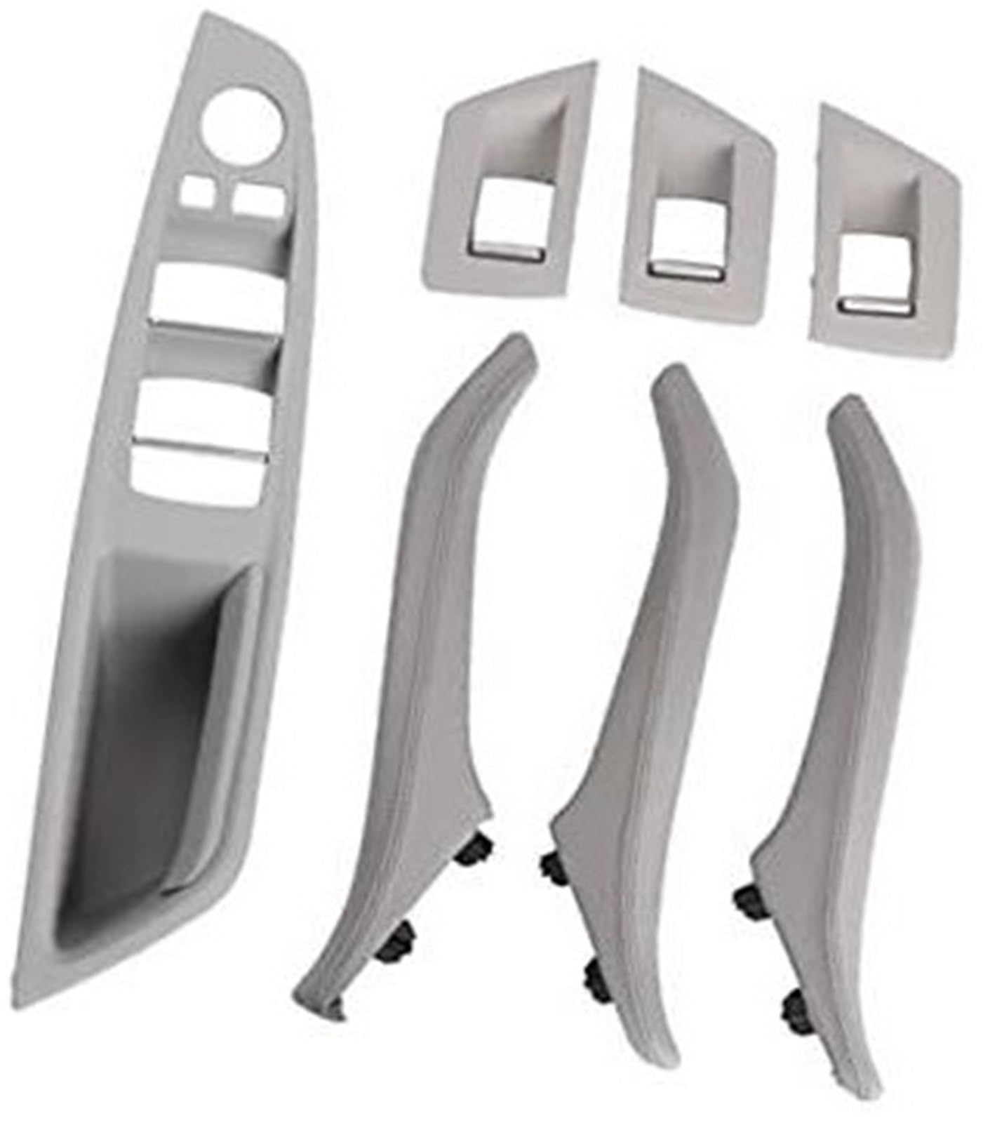Pexorin RHD LHD Auto Links rechts Innentür-Ledergriff-Montagesätze, for, 5er F10 F11 2010–2017 Auto-Innentürgriff(Gray) von Pexorin