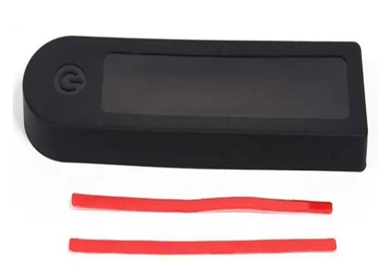Pexorin Rollerteile wasserdichte Display-Silikonabdeckung mit 2 Klebebändern, for M365/Pro/Essential/1S/Pro2Elektroroller-Zubehör Display für Elektroroller(Black) von Pexorin