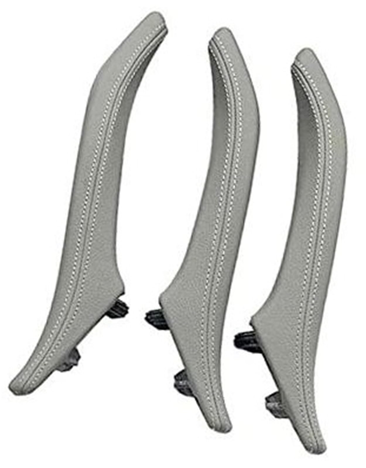 Pexorin Satz linker und rechter Innenraum-Beifahrertürgriff aus Leder, for, 5er-Reihe F10 F11 F18 520i 523i 525i 528i 535i Auto-Innentürgriff(Gray) von Pexorin