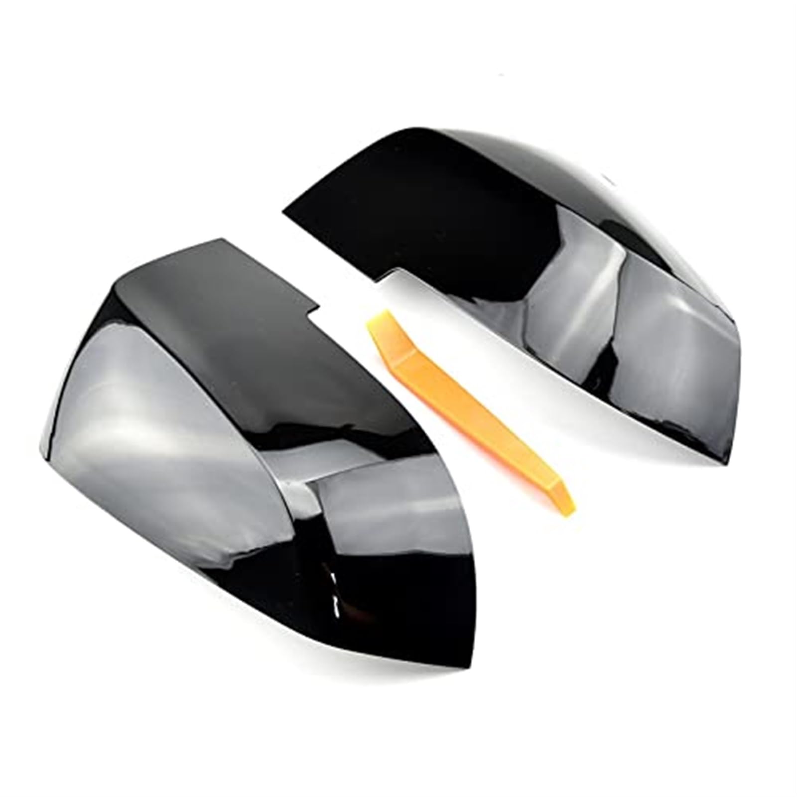 Pexorin Schwarzes Dekor for die Rückspiegelabdeckung des Autos, for, Serie 1/2/3/4 F20 F30 F31 F32 F34, Rückspiegelabdeckungen, Zierleisten, Außenspiegel, Ersatzteile Auto-Außenspiegelabdeckung(BRIGH von Pexorin
