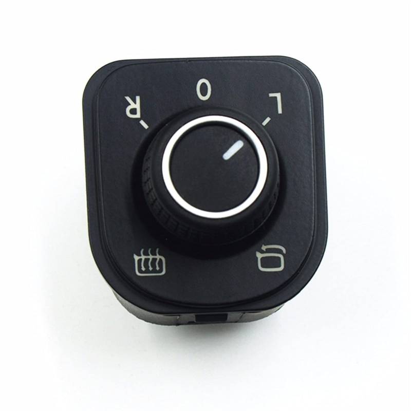 Pexorin Seite Spiegel Einstellen Schalter Control Knob VWG Olf for J Etta G TI MK5 MK6 Für, for Passat B6 3C, for Tiguan Kaninchen 5ND959565B 1K 0 959 565 K Auto-Seitenspiegelschalter von Pexorin