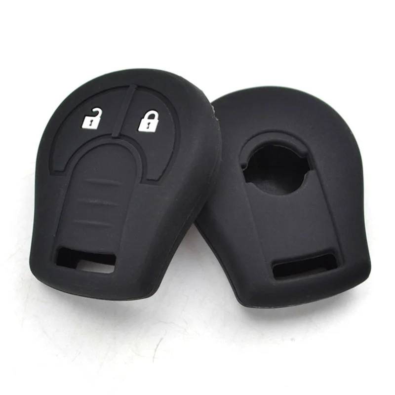 Pexorin Silikon-Autoschlüsselgehäuse-Abdeckung for schlüssellose Fernbedienung, for Nissan, Note, Micra, Juke, Qashqai, Tiid, X-Trail, NV200 Cube Autoschlüsseletui von Pexorin