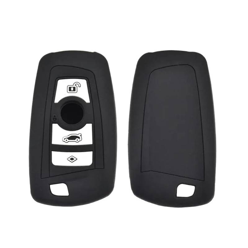 Pexorin Silikon-Autoschlüsselgehäuse mit 4 Tasten, Schutz for schlüssellose Fernbedienung, for, 1 2 3 5 7 Serie F10 F20 F30 335 328 2013–2016 Autoschlüsseletui von Pexorin