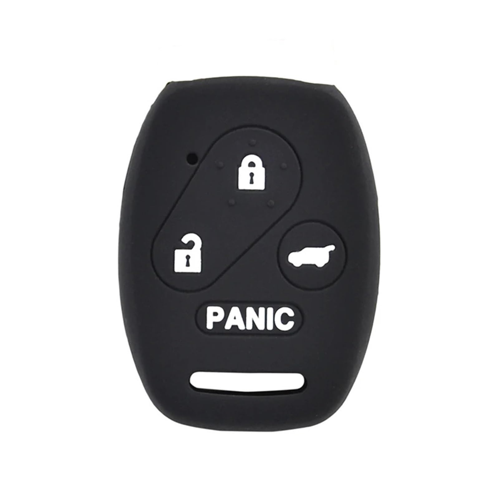 Pexorin Silikon-Autoschlüsselhülle, Schlüsselhülle, Schutz for Schlüsselanhänger, for Accord, CR-V, Civic, Insight 2016 2017 2018 Autoschlüsseletui(Black) von Pexorin