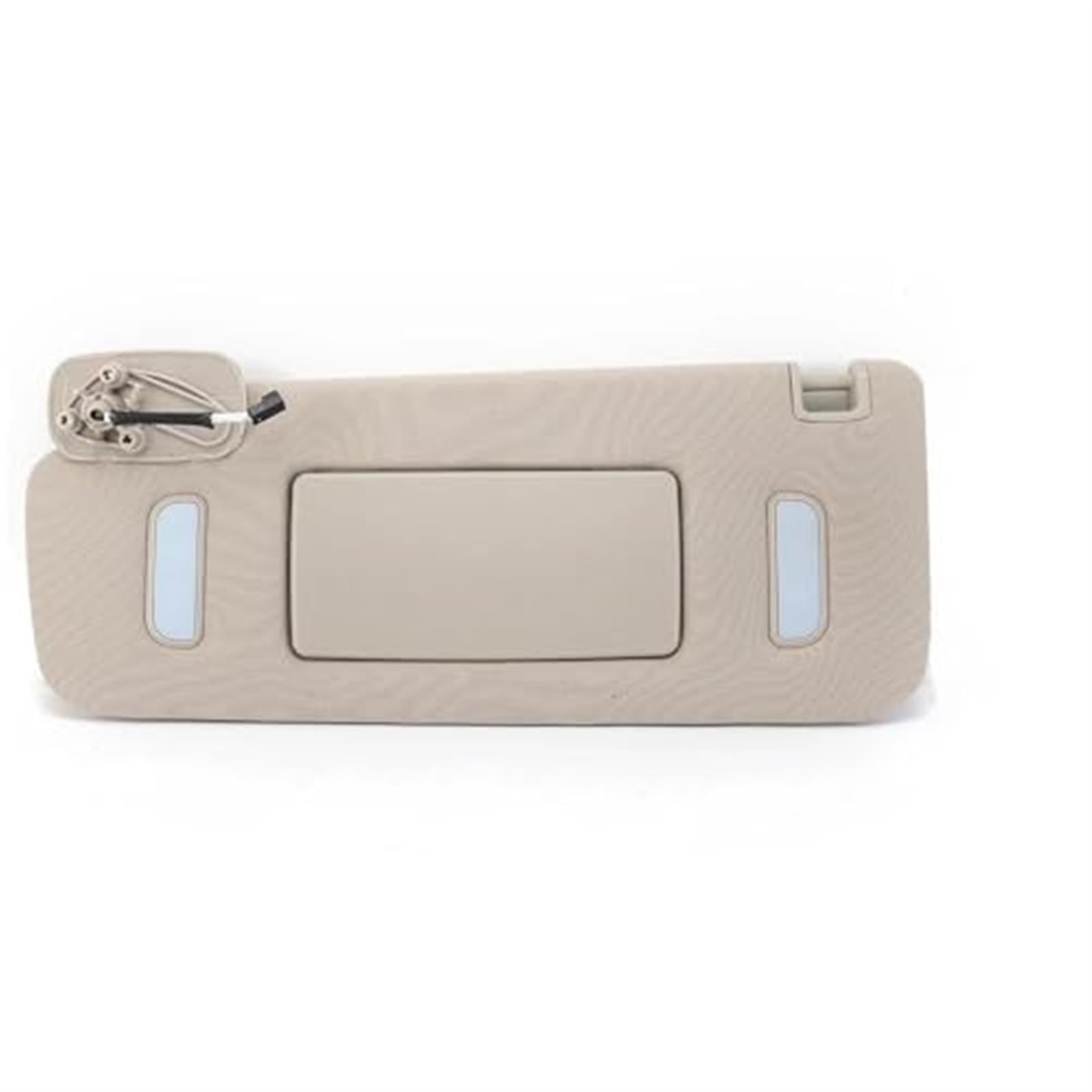 Pexorin Sonnenblende Schatten Spiegel Beige ABS Sonnenblende Auto Sonnenschutz Schatten, for Chevy, for Avalanche, for Silverado, for Suburban, for Tahoe 2007-2014(Beige Left Side) von Pexorin
