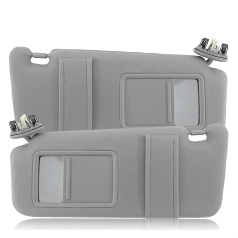 Pexorin Sonnenblende vorne rechts Links mit Schiebedach und hellgrau, for Toyota, for Camry 2007–2011, for Aurion Grey Autoteile 2008–2010(Black Left and Right) von Pexorin