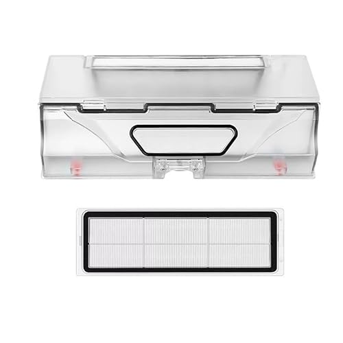 Pexorin Staub Box Mit Filter Ersatzteile, for Xiaomi, for Dreame, bot L10 Pro / D9 / D9 Pro / D9 Max Roboter Staubsauger Staub Bin Zubehör(A) von Pexorin