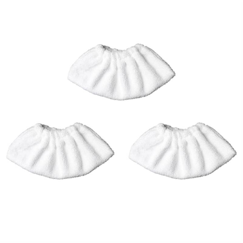 Pexorin Steam Mop Tuch Reinigungspad Tuch Abdeckung Ersatz Zubehör for EasyFix SC2 SC3 SC4 SC5 Mop Reiniger Ersatzteile Dampfreiniger-Ersatzset(3pcs-01) von Pexorin