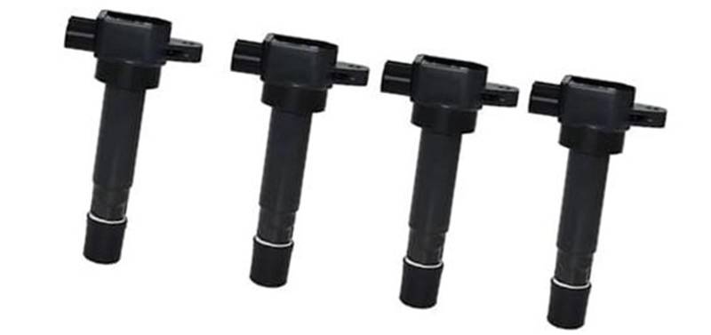 Pexorin Zündspule 4 Stück Zündspule Schwarz 33400-76g0 3340076g0, for Alto Mk III, for Wagon R Autozubehör Zündspulenpaket von Pexorin