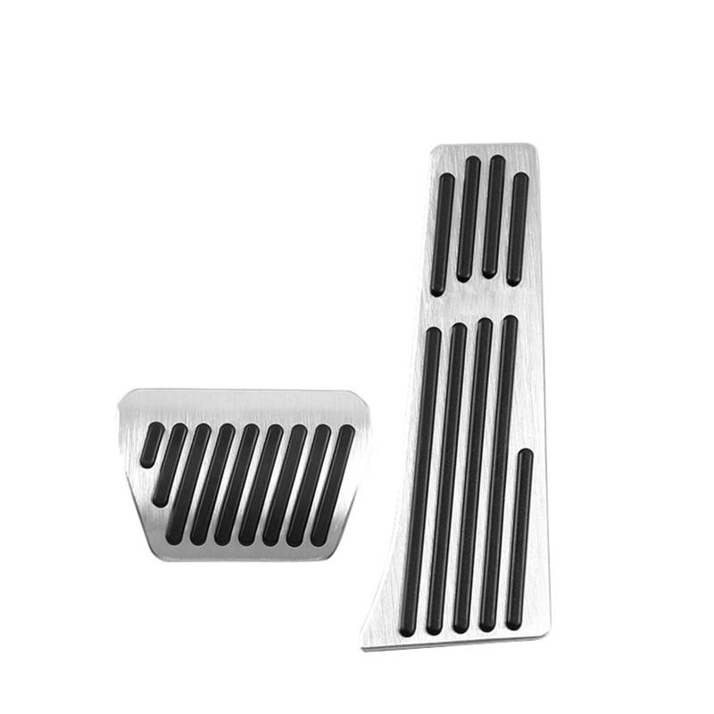 Pexorin for, X3 G01 X4 G02 IX3 G08 2018 2019 2020 2021 2022 Auto Gaspedal Bremse Fußstütze Pedale Abdeckung Rutschfestes Pad Zubehör(2018-2020 Silver 2pc) von Pexorin