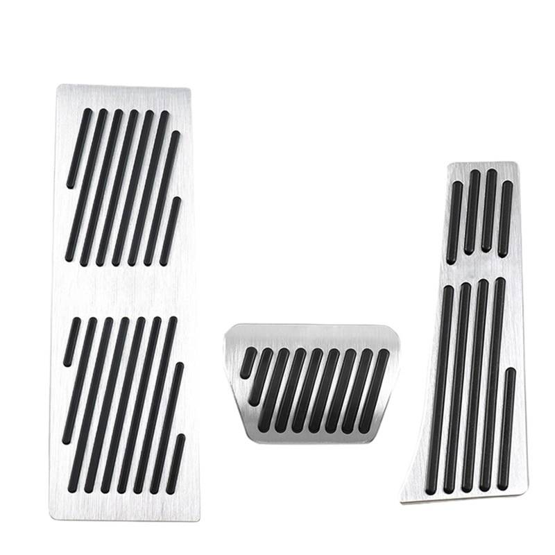 Pexorin for, X3 G01 X4 G02 IX3 G08 2018 2019 2020 2021 2022 Auto Gaspedal Bremse Fußstütze Pedale Abdeckung Rutschfestes Pad Zubehör(2018-2020 Silver 3pc) von Pexorin